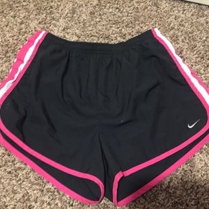 pink nike shorts